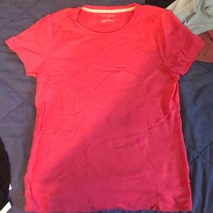 Plain pink short sleeve tee